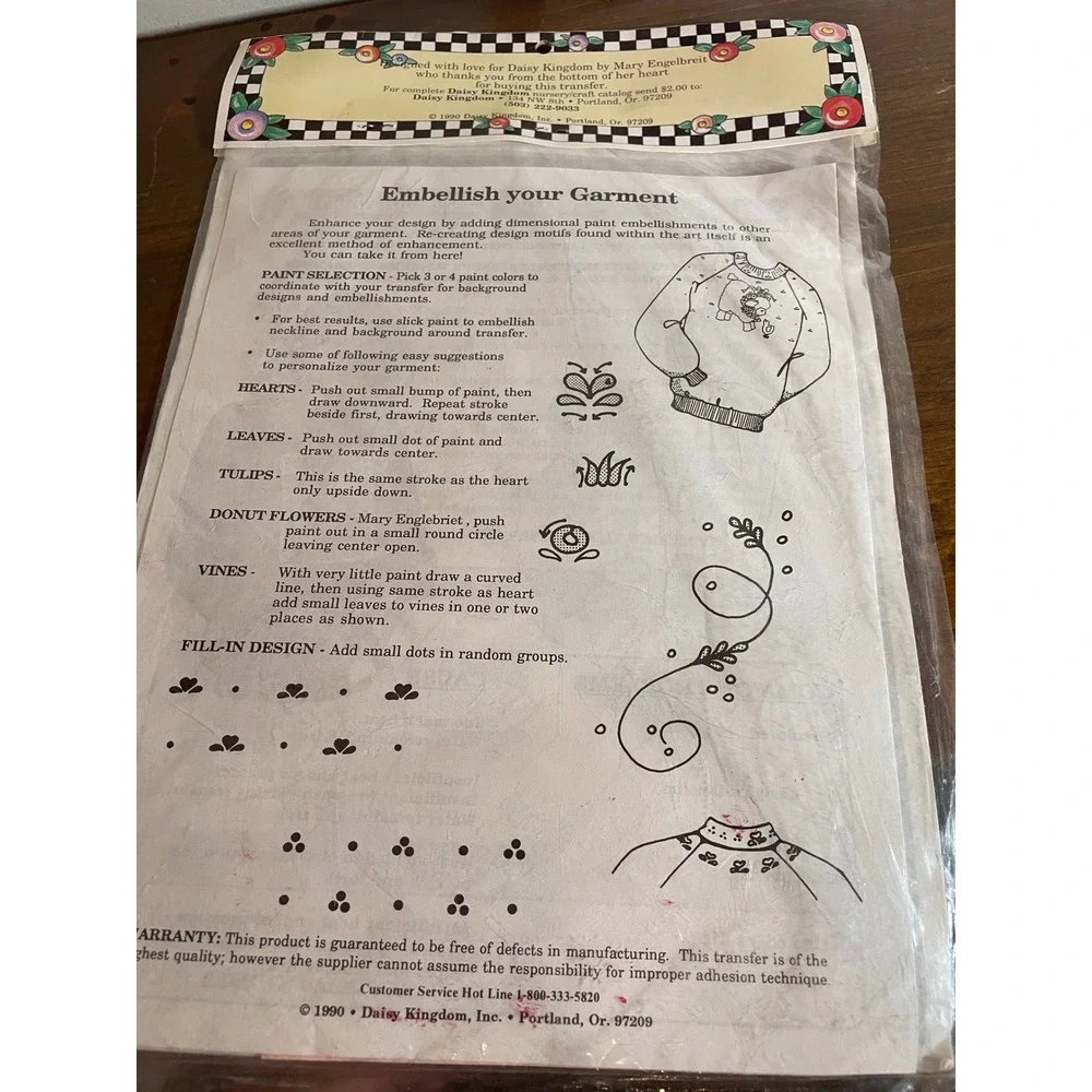 Vintage Daisy Kingdom Iron On Transfers Mary Engelbreit Sweetie Pie Noahs Ar